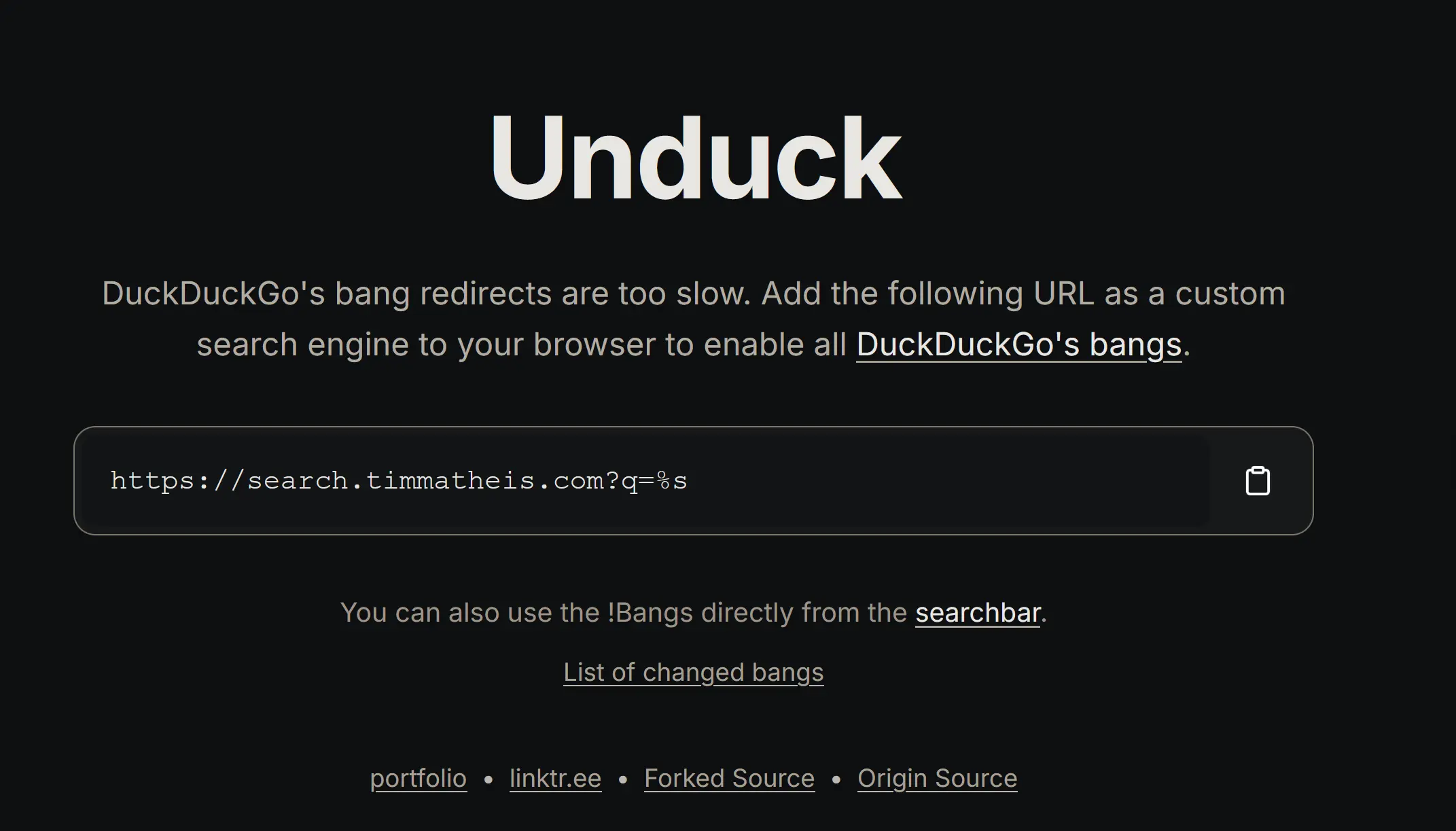 Unduck