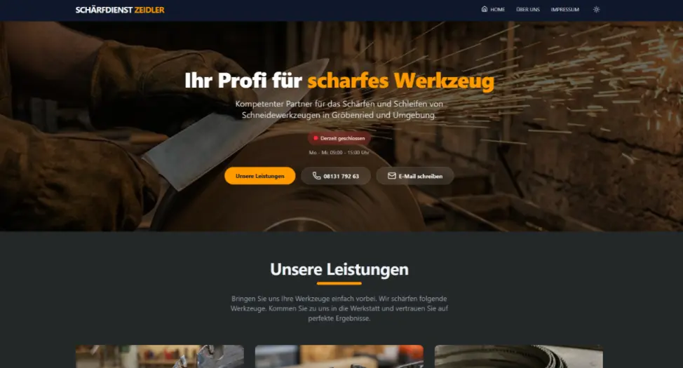 Schärfdienst Zeidler